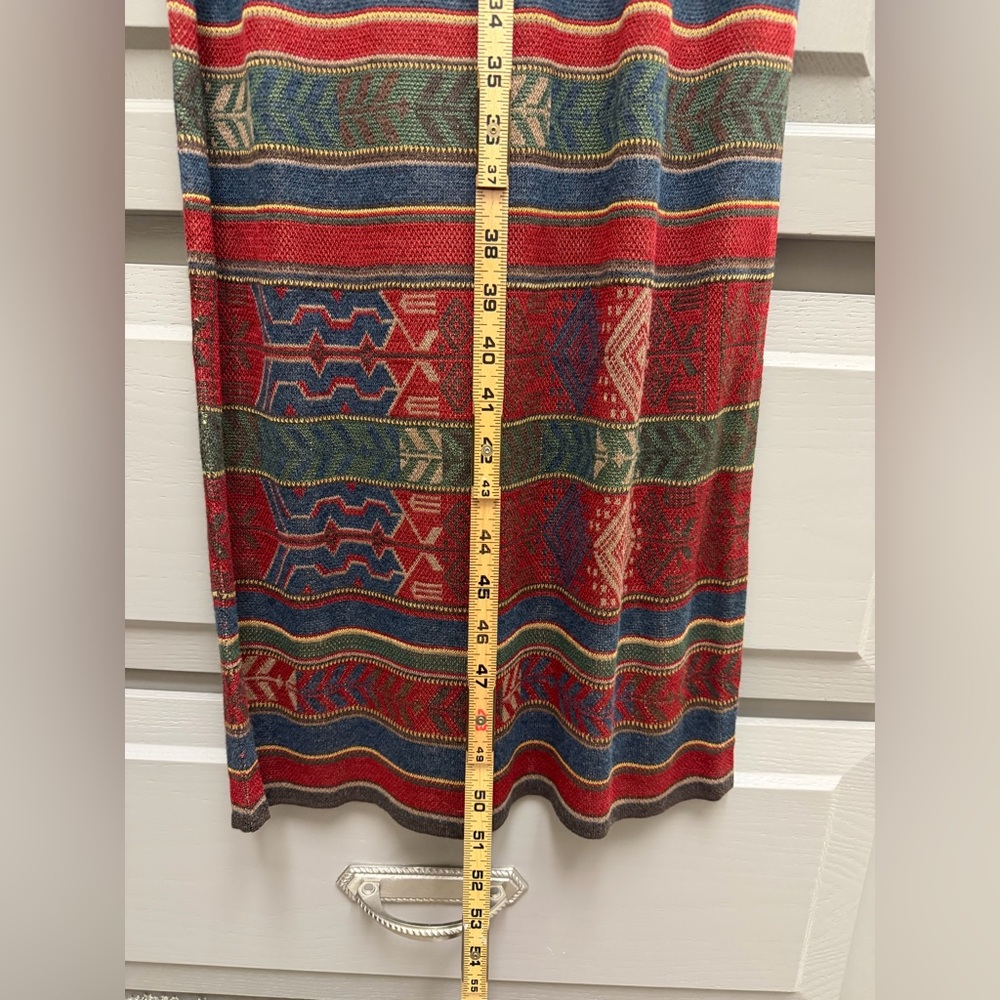 Peruvian Connection Multicolor Patterned Crewneck… - image 6